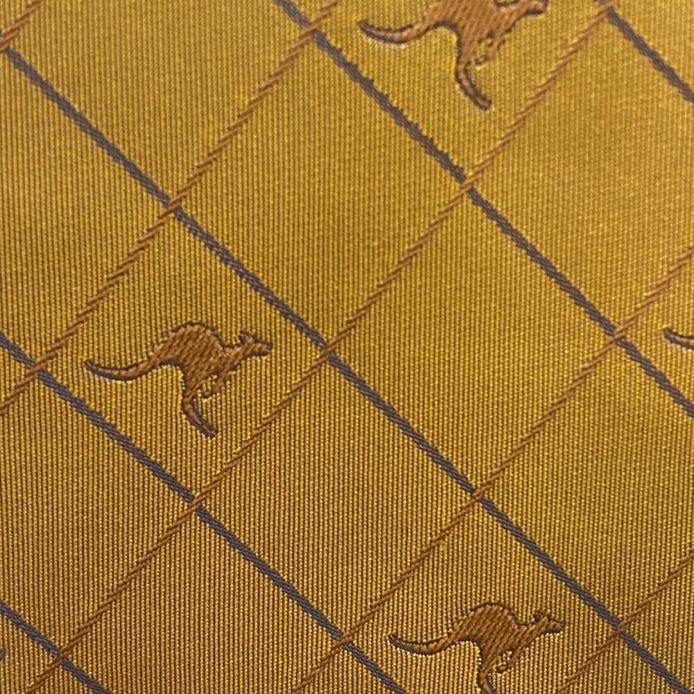 Vintage Sunshine Tie, Polyester, Made in Australia, 3.8" wide